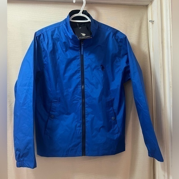 U.S Polo Assn. blue jacket men’s size small zip up - Picture 1 of 7